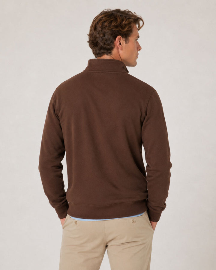 Men's Country Quarter Zip Sweatshirt – Classic Half Zip Pullover
