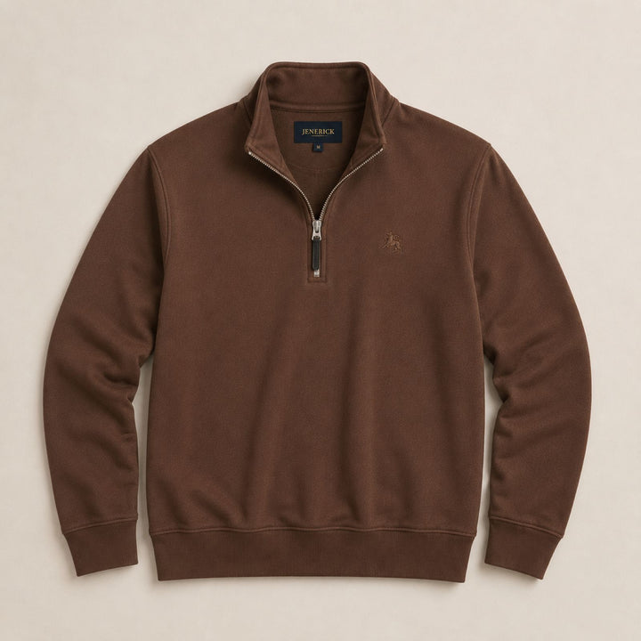 Men's Country Quarter Zip Sweatshirt – Classic Half Zip Pullover