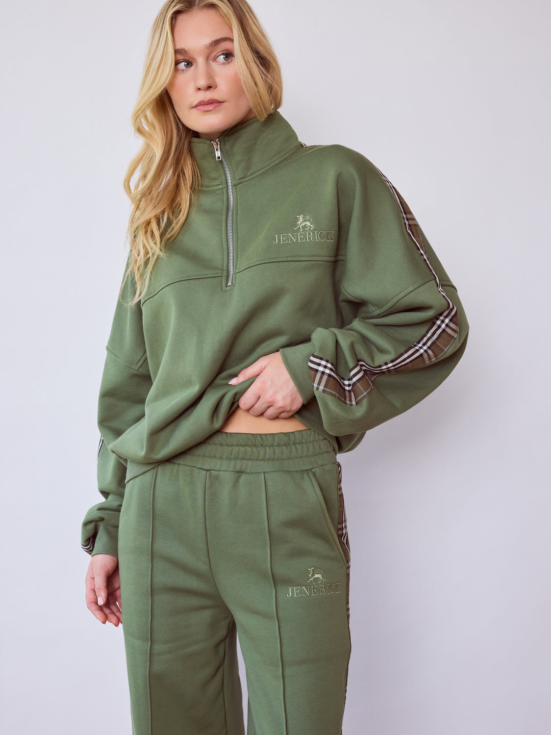 Hunter Green Casual Leisure Trousers