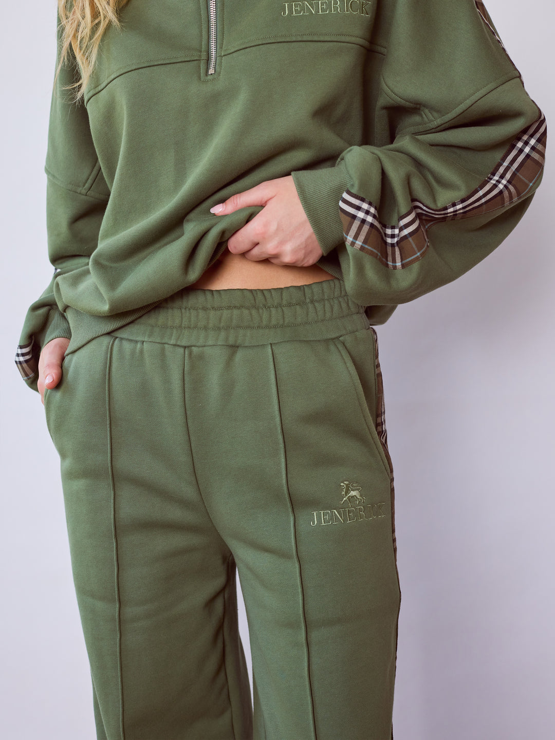Hunter Green Casual Leisure Trousers