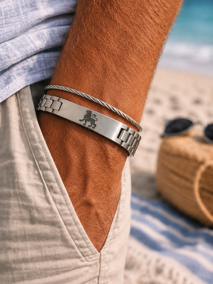 Men's Silver Link Bracelet