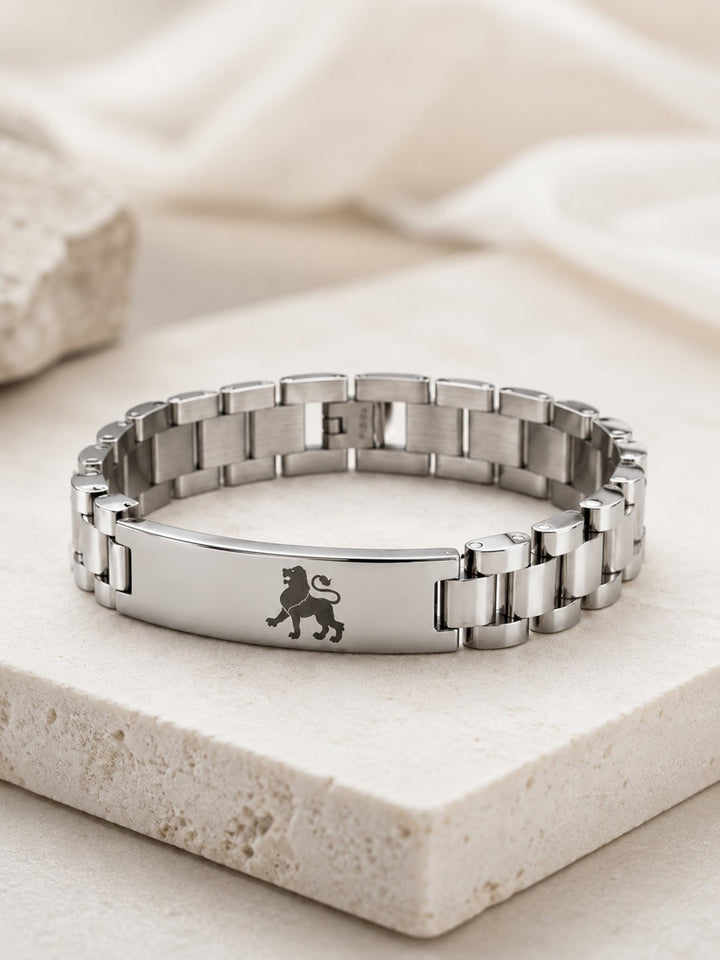 Men's Silver Link Bracelet