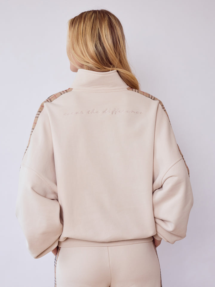 Stone Quarter-Zip Leisure Fleece