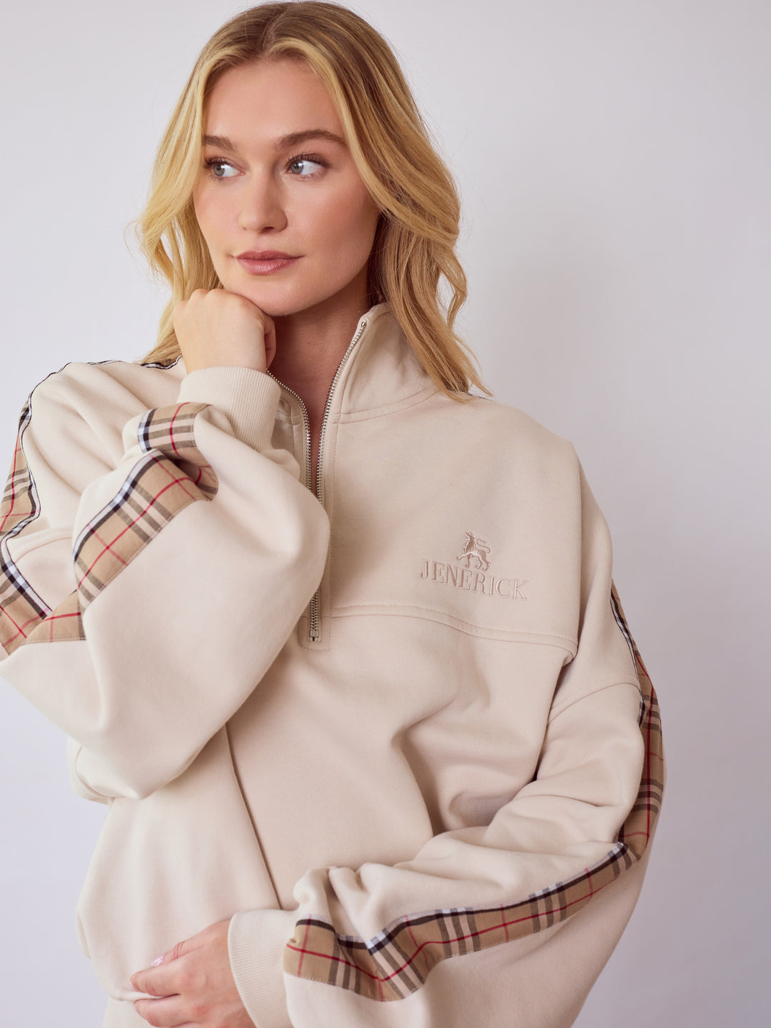 Stone Quarter-Zip Leisure Fleece